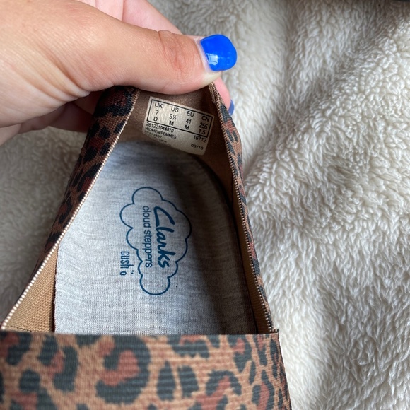 Cloudsteppers by Clark’s Sillian firn leopard print slip on comfort shoe - Picture 5 of 5